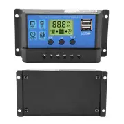 PWM 12V 24V USB Solar Panel Controller Regulator LCD Display 30A YJ