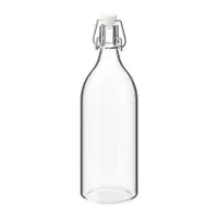 在飛比找IKEA優惠-IKEA 附蓋水瓶, 透明玻璃, 1 公升