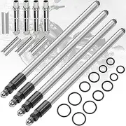 ATVMaster Adjustable Pushrods & Push Rod Cover Kit Replacement for HD Twin Cam 1999-2017 Replace 106-6051 0928-0023 493889
