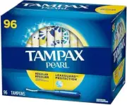Tampax Pearl Regular Absorbency Unscented Tampons - 96 Ct