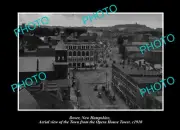 OLD POSTCARD SIZE PHOTO DOVER NEW HAMPSHIRE THE TOWN & OPERA HOUSE c1910