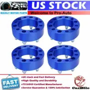 4pcs Wheel Spacers 6x5.5 2" thick 14x1.5 Studs For Chevy Silverado Sierra 1500