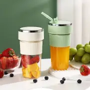 Electric Juicer Wireless Blender 350ml Portable Lightweight Straw Juices Cup Large Capacity USB Charging 6 Blade Reusabl