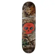 Zero Skateboard Deck Real Tree Single Skull Orange 8.25" x 31.9"
