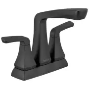 Delta 25789LF Vesna 1.2 GPM Centerset Bathroom Faucet - Black