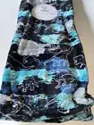 Dinosaur T Rex camo Stegosaurus Velociraptor Blue black Throw Boys Blanket Gift