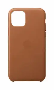 Apple Leather Case for iPhone 11 Pro - Saddle Brown