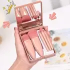 5Pcs with Mirror Box Mini Makeup Brushes Set Cosmetic Brush Kit Cosmetic Tool