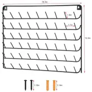 Thread Holder Wall Mounted Thread Storage Lightweight Portable 54 Spools Spool