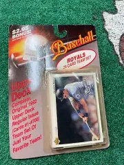 1992 Upper Deck 2 team sets in package Royals with George Brett (2) unopened