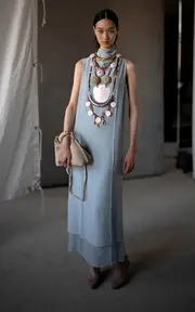 [Altuzarra] Noor Draped Silk Maxi Dress