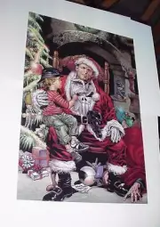 Punisher Poster #34 Santa Castle by Mike Deodato Jr Silent Night