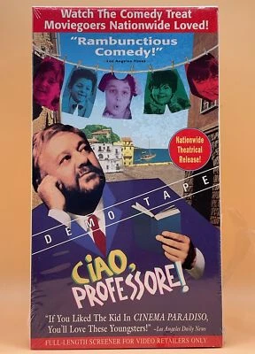 Ciao, Professore! VHS 1995 **SEALED PROMO SCREENER** **Buy 2 Get 1 Free**