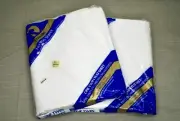 2 Vintage NOS Danville Twin Flat Sheet No Iron Poly Cotton Muslin White