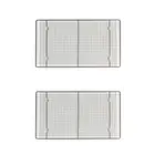 2x Mastercraft BLK 46cm Kitchen Baking Non-Stick Carbon Steel Cooling Tray Rack