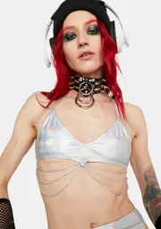 [Rave After Rave] Futuristic Freak After Party Bra Top