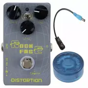 Caline CP-21 Rock Face DISTORTION Guitar Pedal + Baterry Cable + Mooer Topper