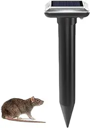 Mole Repellents Solar Powered | Ultrasonic 2 Pack Mole Repellents Solar Powered,Repellents Mole Spikes, Snake Repellents Outdoor for Keep Moles Out Control Mouse Qincu-au