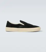 [Tom Ford] Tom Ford Suede slip-on sneakers UK 12 black