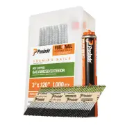 Paslode Framing Nails & Fuel Pack 650527, 3 inch x .120 Gauge, Dipped Galvanized