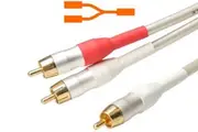 Accento Dynamica Mono to Stereo Audio Lead Interconnect Cable Length: 1.2M