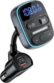 PD 30W Bluetooth FM Transmitter Bluetooth Car Adapter QC3.0 Fast Charger Hi-Fi