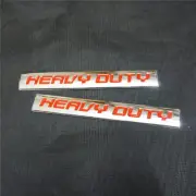 2x Chrome HEAVY DUTY Red Metal Sticker Badge Decal Emblem 3D Turbo Sports Pickup (for: Peugeot)