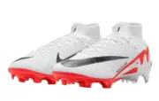 Nike Zoom Superfly 9 Elite FG White/Red Mens US 6-12 Football Soccer Boots ✅
