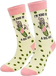 [Bibalabili] Funny Gifts for Men and Women, Pickle Socks Gifts Gag Gifts Taco Donut Socks Crazy Socsk for Teen Girl and Boys