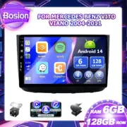 128GB Android 14 Car Stereo GPS Head Unit FOR MERCEDES BENZ VITO VIANO 2004-2011