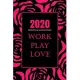 2020 Weekly Planner with Mood Tracker: Roses 2020 At a Glance Weekly Planner Pages with To Do List and Mood Tracker Charts