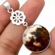 Natural Rare Cady Mountain Agate 925 Sterling Silver Pendant Jewelry P-1634
