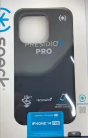 SPECK Presidio2 PRO 13 Ft. Drop Tested Case for Apple iPhone 14 Pro - Black