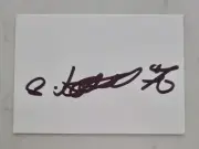 Last One! Shamar Joseph Signed Index Card West Indies Cricket Star Rookie Auto