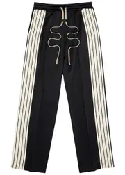Fear OF God Striped Jersey Sweatpants - Black - M M