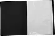 SHINEOFI 20-Pocket Binder Plastic Sleeves Document Folder A3 Size Office Folders Plastic Envelopes Portable Document Organizer