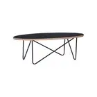 Modern Furniture NARESH Coffee Table - Oval - Black