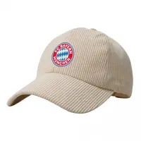 在飛比找蝦皮購物優惠-Fc Bayern Munich 簡約百搭燈芯絨帽,帶可調節