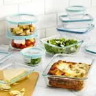 Snapware Pyrex 18-piece Glass Food Storage Set Airtight, Leak-Proof