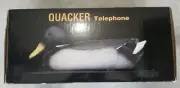 Vintage TeleMania Quacker Telephone Mallard Duck Landline Phone brand new