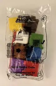 Super Mario Puzzle Game Cube McDonalds Happy Meal Toy 2018 Sealed