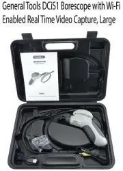 General Tools DCiS1 Borescope with Wi-Fi Enabled Real Time Video Capture, Large