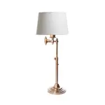 [Florabelle Living] Macleay Swing Arm Table Lamp Base Antique Brass - Base Only