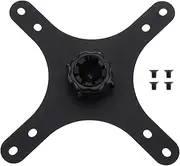 Briny River Portable Monitor Stand Bracket Plate with Screws Compatible with VESA Standard Mounting Holes (75x75mm/100x100mm) 17mm Ball Head