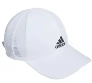 adidas Men's Superlite Relaxed Fit Performance Cap, White/Black OSFA