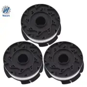 3PCS String Trimmer Spools For BLACK+DECKER W/ 0.065" Line AF-100-3ZP GH900