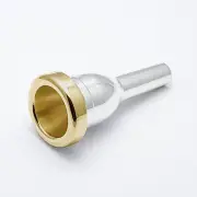 Stork Gold Rim & Cup Large Shank Trombone Mouthpiece BT5 Heavy Weight