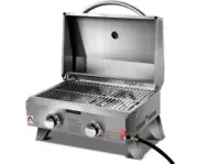 Grillz Portable 2 Burner Gas BBQ