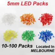 5mm Light Emitting Diode (LED) 10-500 Pack