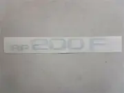 RANGER REATA 200 F RAISED DECAL 322591 SILVER 11 3/4" X 1 1/2" MARINE BOAT